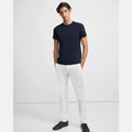 White Organic Cotton Pants F5248