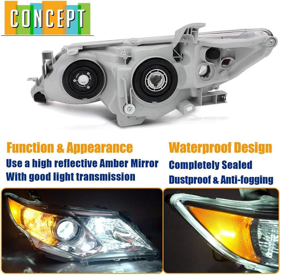 Chrome Housing Projector Headlights (Passenger Side) P775