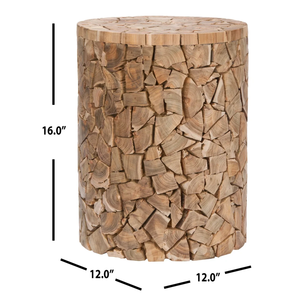 Round Teak Stool R999730