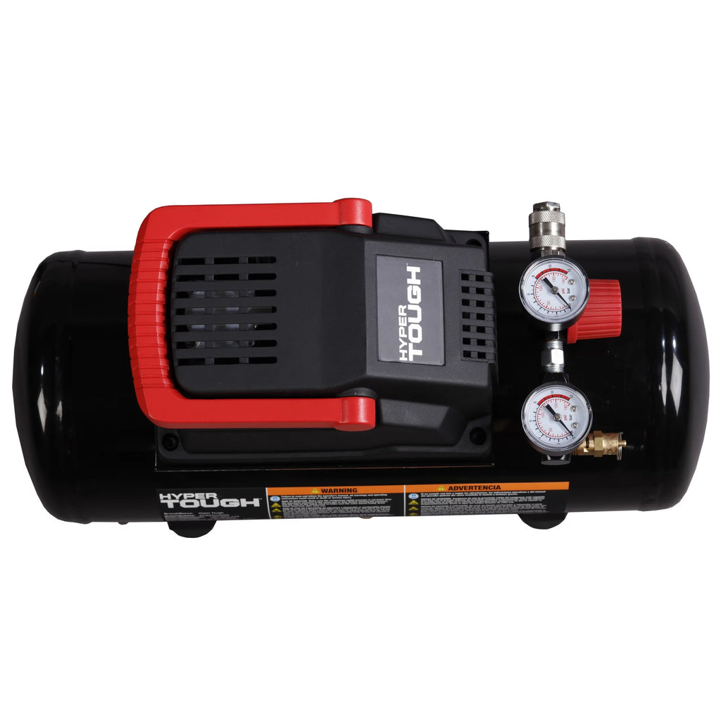 3 Gallon Oil-free Portable Air Compressor with Hose & Inflation Accessory Kit, 100 PSI L364625