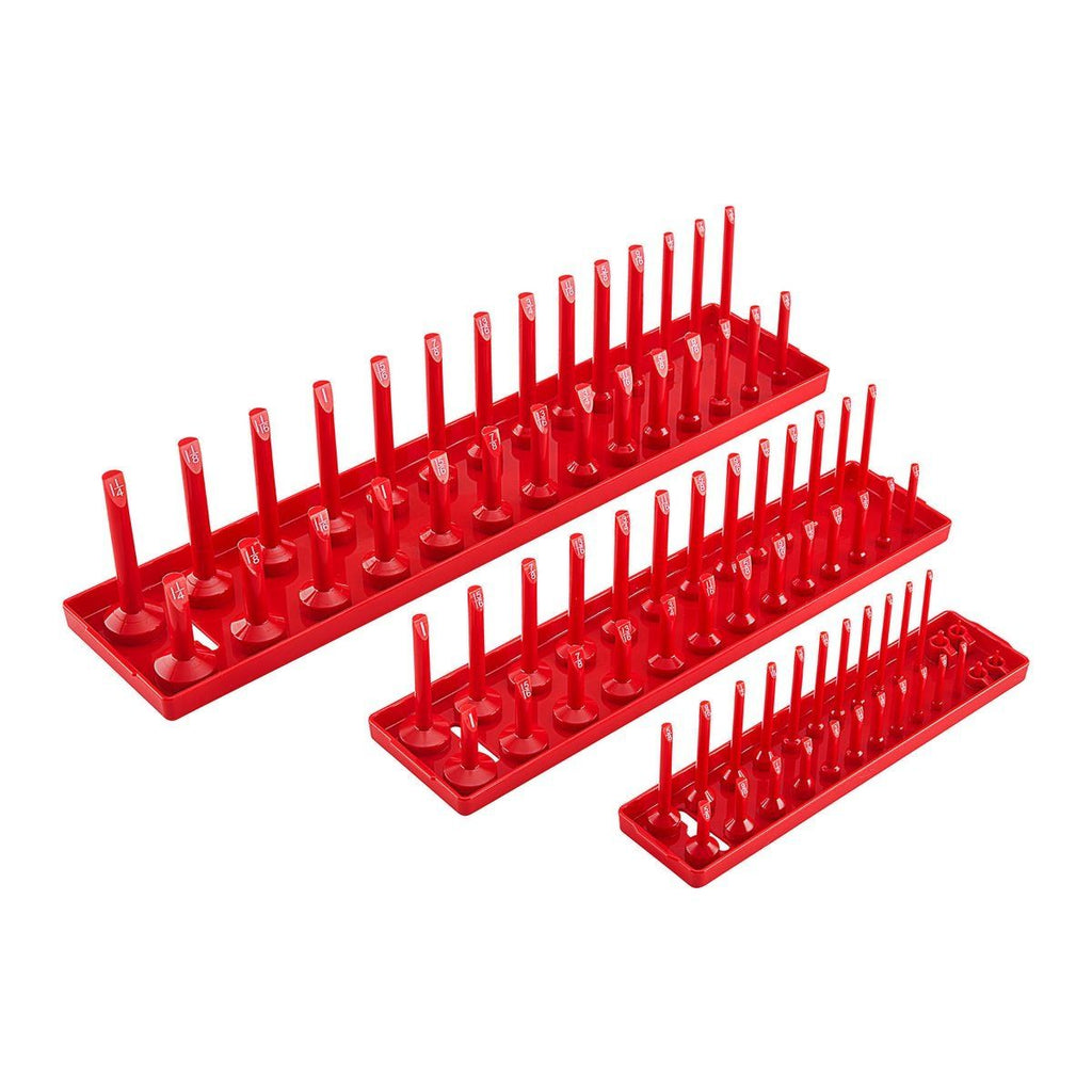 3 Piece Blue SAE Socket Tray L10824