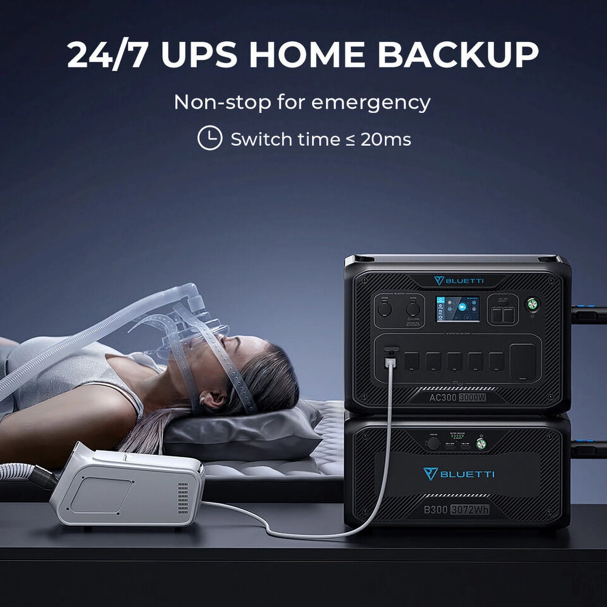 3072Wh LiFePO4 Power Station O773