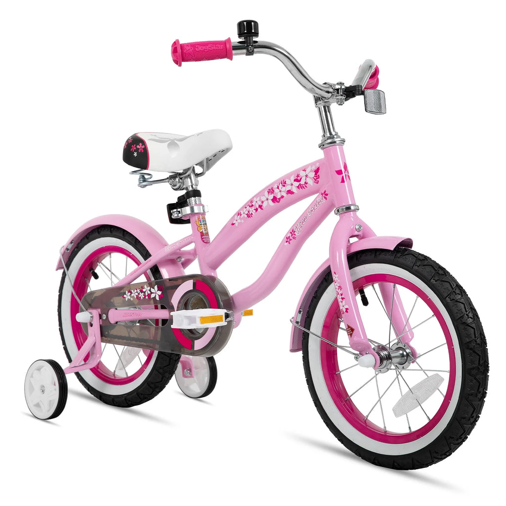 12 14 16 Kids Cruiser Bike with Training Wheels, Green Z461