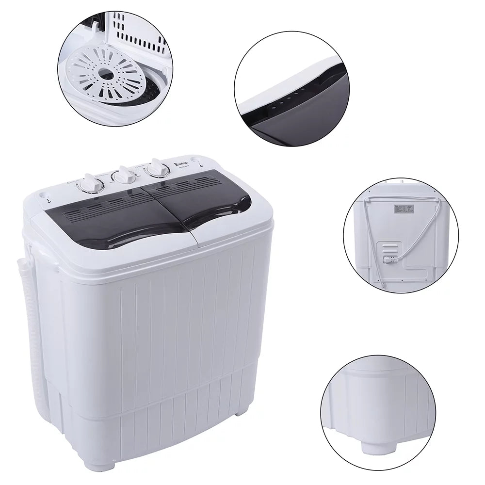 14.3 lbs Twin Tub Washer and Dryer E39302