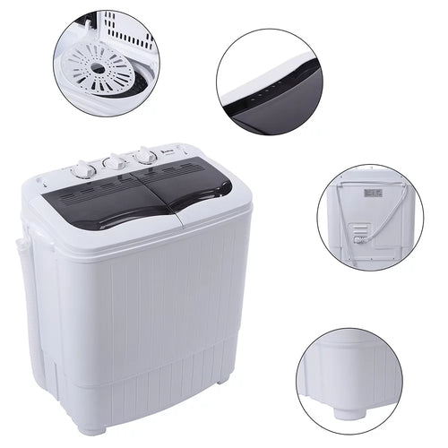 14.3 lbs Twin Tub Washer and Dryer E39302